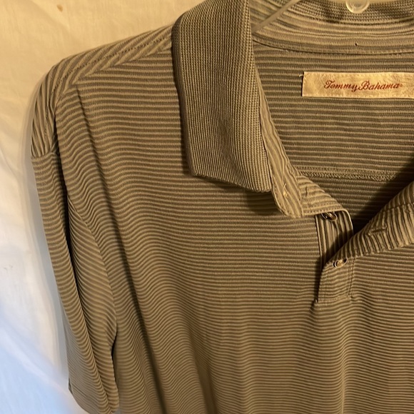 Tommy Bahama Men’s Gray Polo Sport Shirt Size Large - Picture 5 of 12